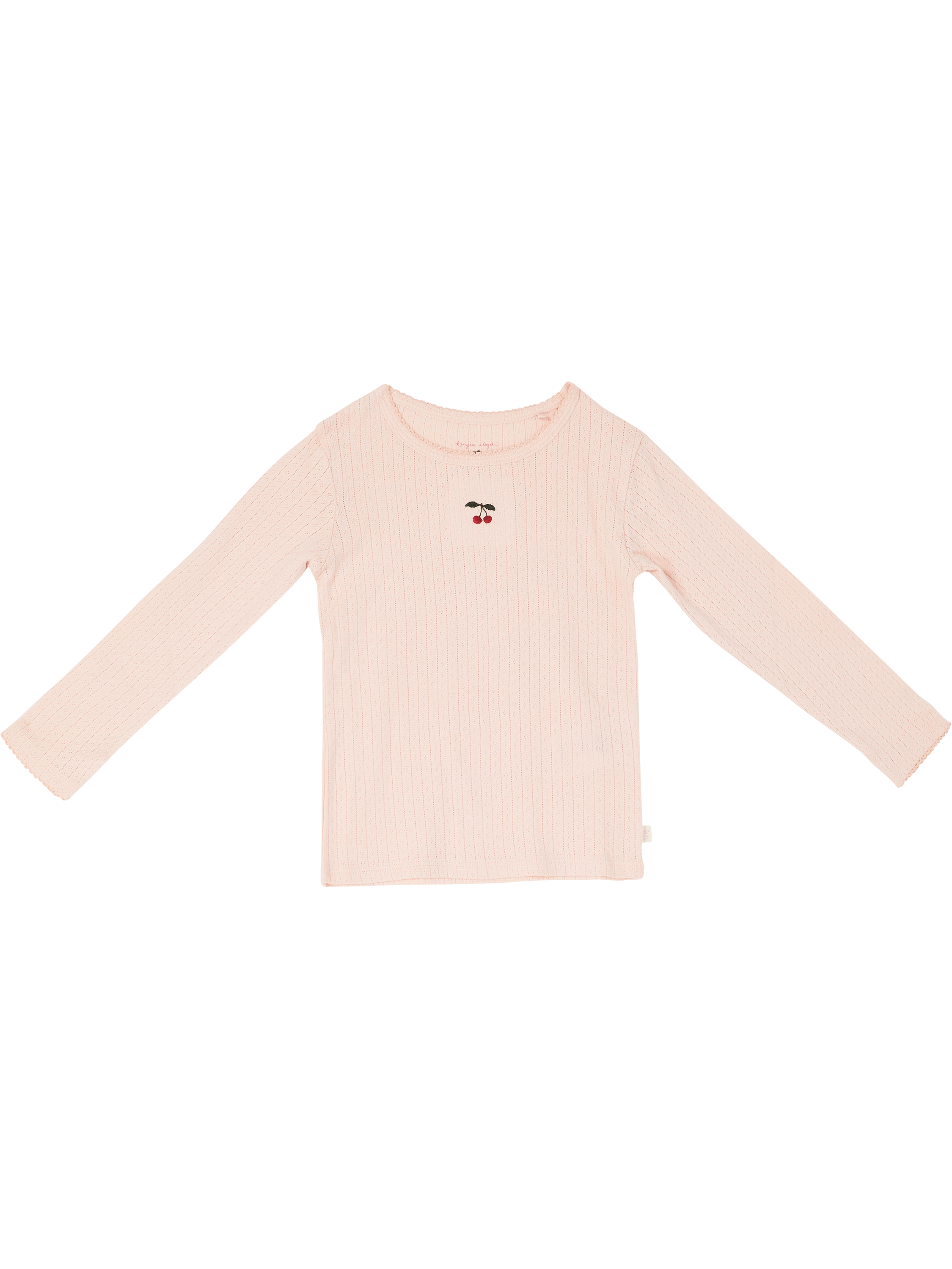 konges slojd 'Minnie' blouse with cherry motif in rosé, Product view – UNGER.DE
