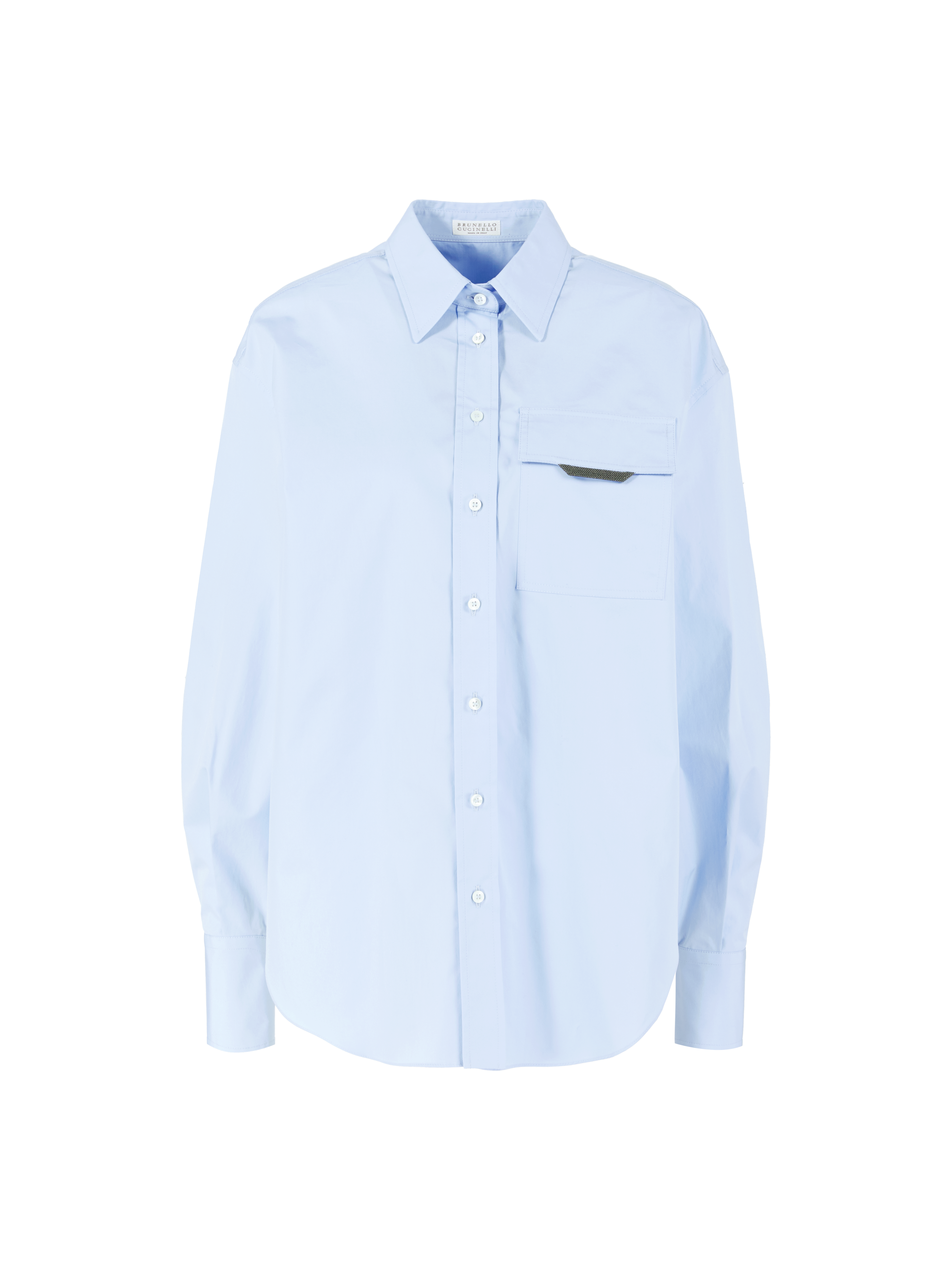 Baumwollhemd Blau