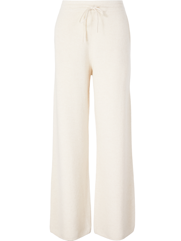 Weite Cashmere-Hose Vanilla