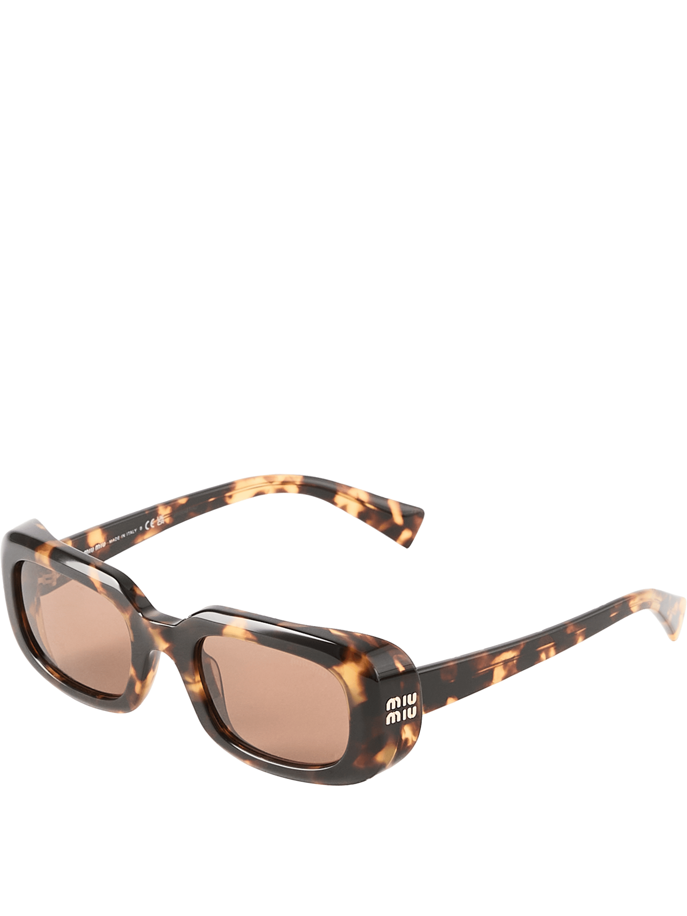 Rechteckige Sonnenbrille Honey Havanna/Brown