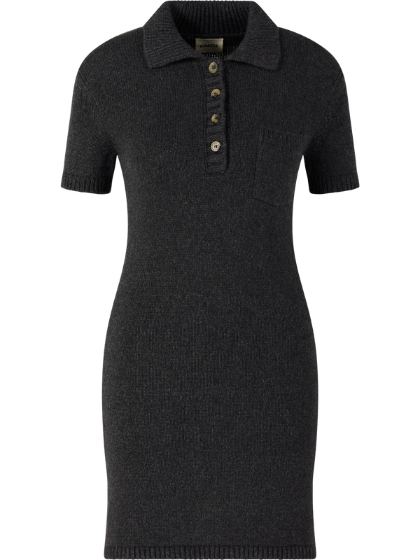 'Nehra' cashmere dress, charcoal grey