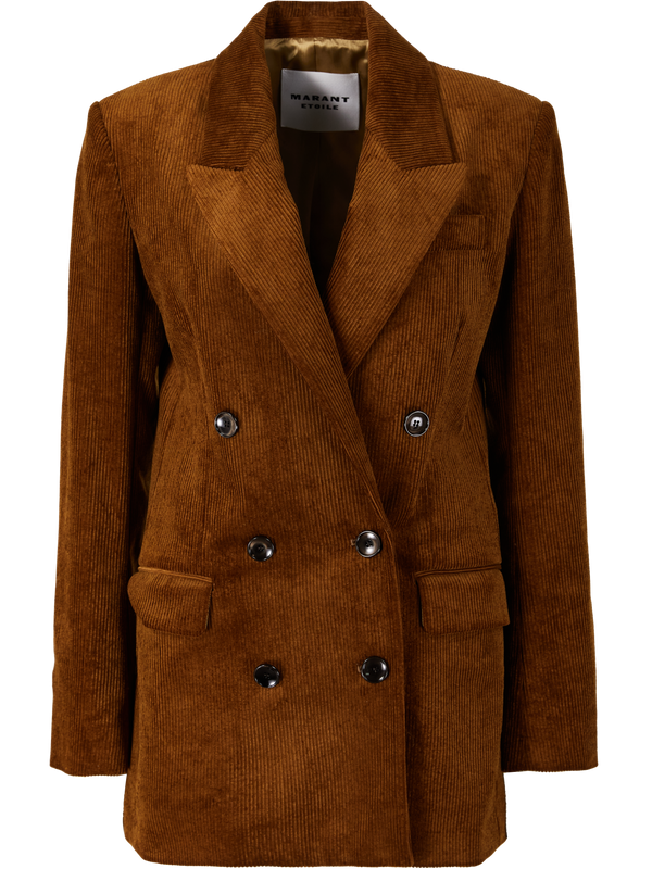 Blazer 'Rasma' aus Cord Caramel
