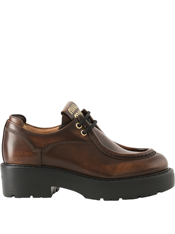 'Laced' lace-up shoes, dark brown
