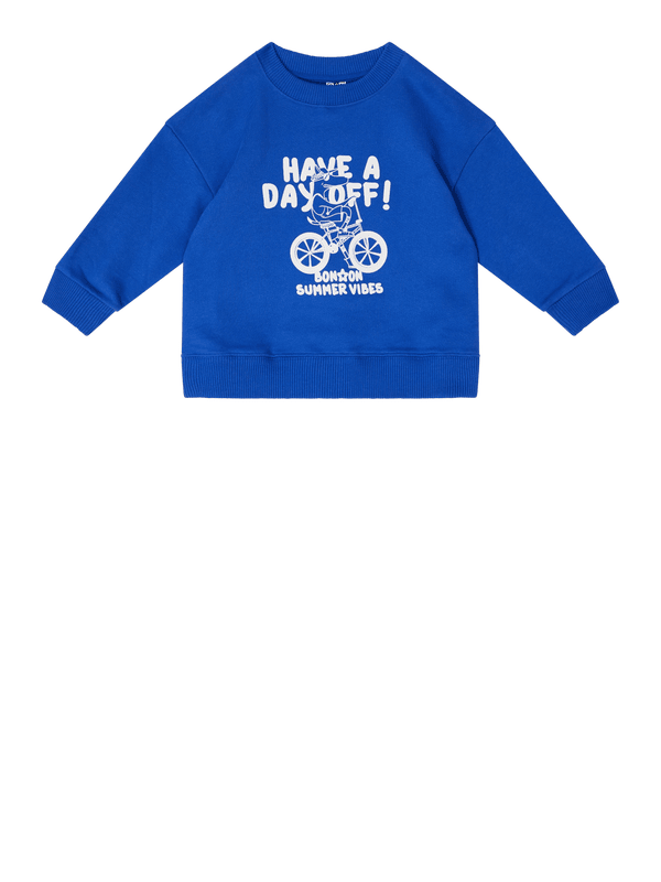 Sweatshirt 'Lame Dayoff' Blau