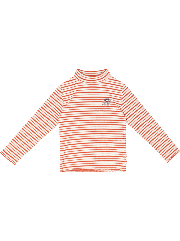 Gestreiftes Langarmshirt 'Energy Flower' Multi