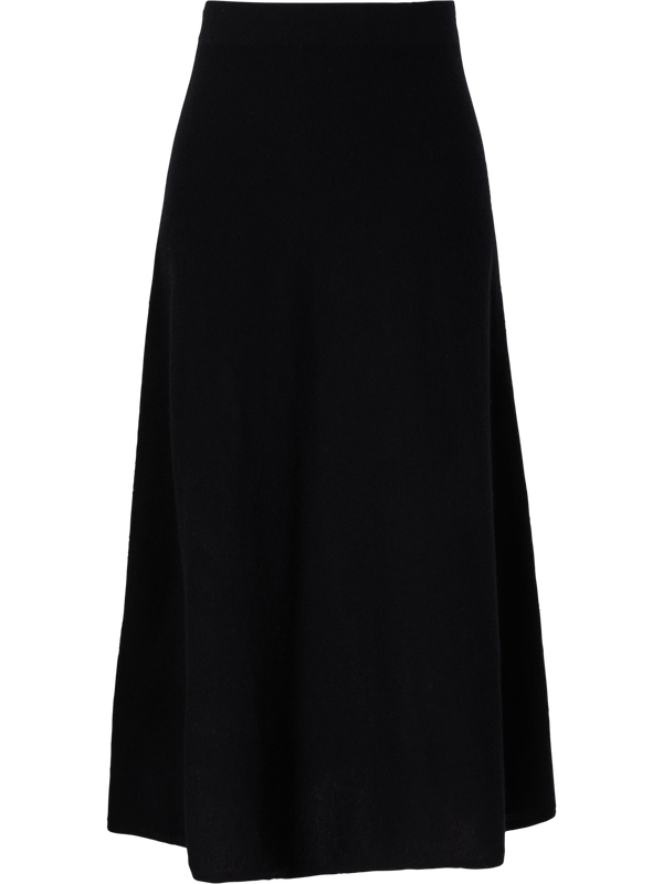 Midirock 'Torie' aus Cashmere Black