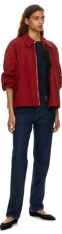 Blousonjacke mit LOEWE-Siebdruck Rot