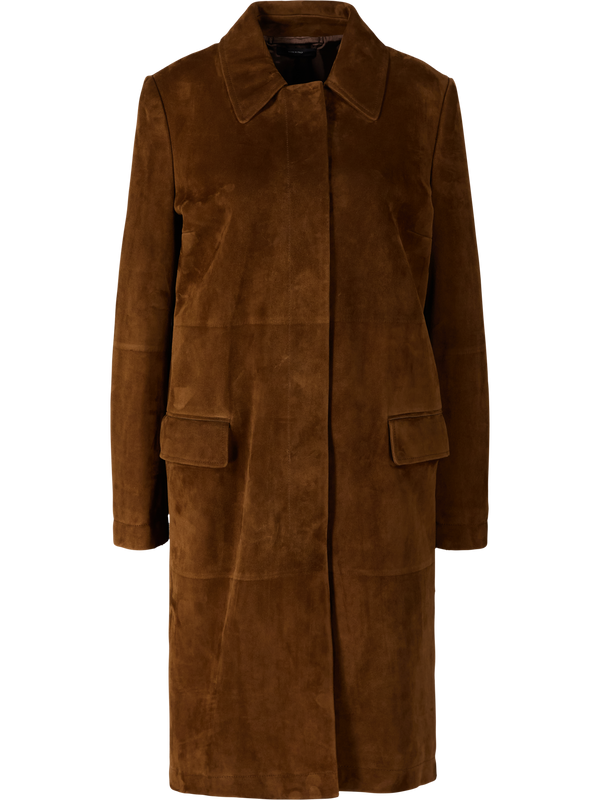 'Mackintosh' lambskin coat, brown