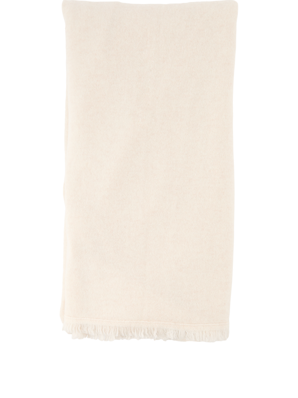Cashmere-Schal 'The Travel' Vanilla