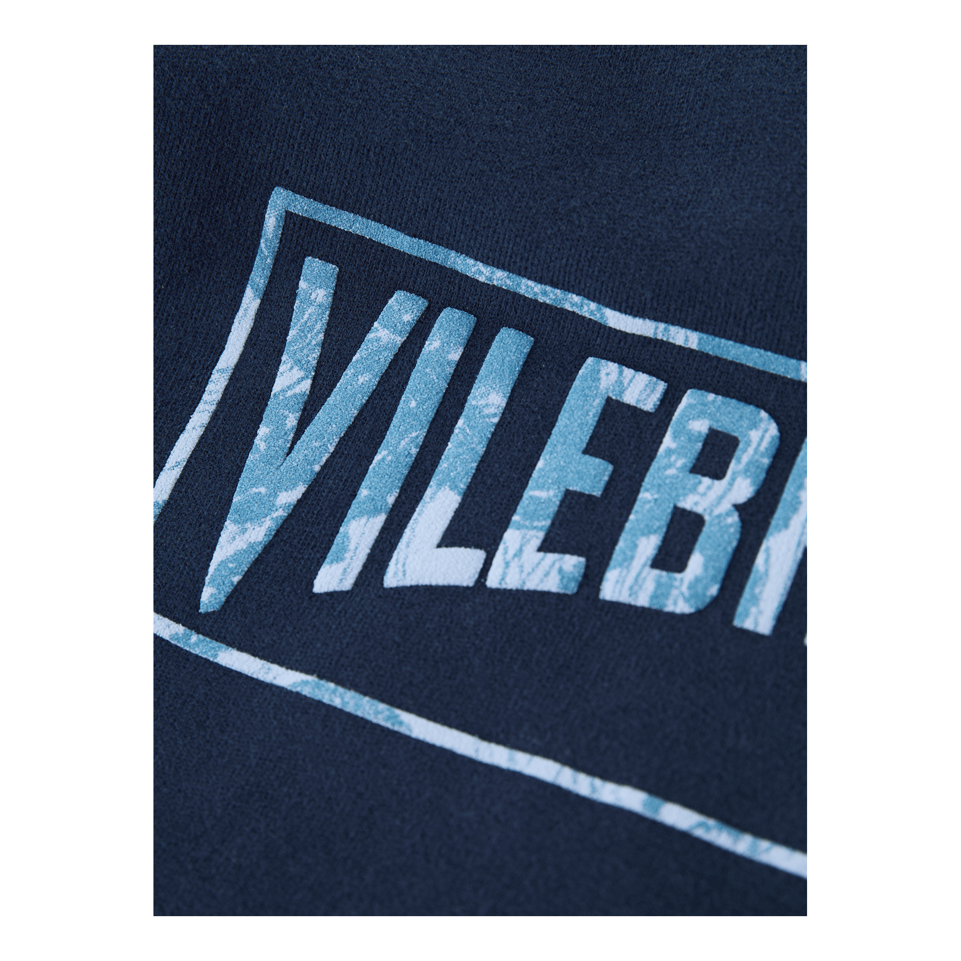 Vilebrequin Sweatshirt mit geflocktem Motiv Marineblau, Frontansicht – UNGER.DE