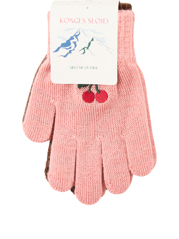 Set of 2 'Filla' children's woollen gloves, assorted colours