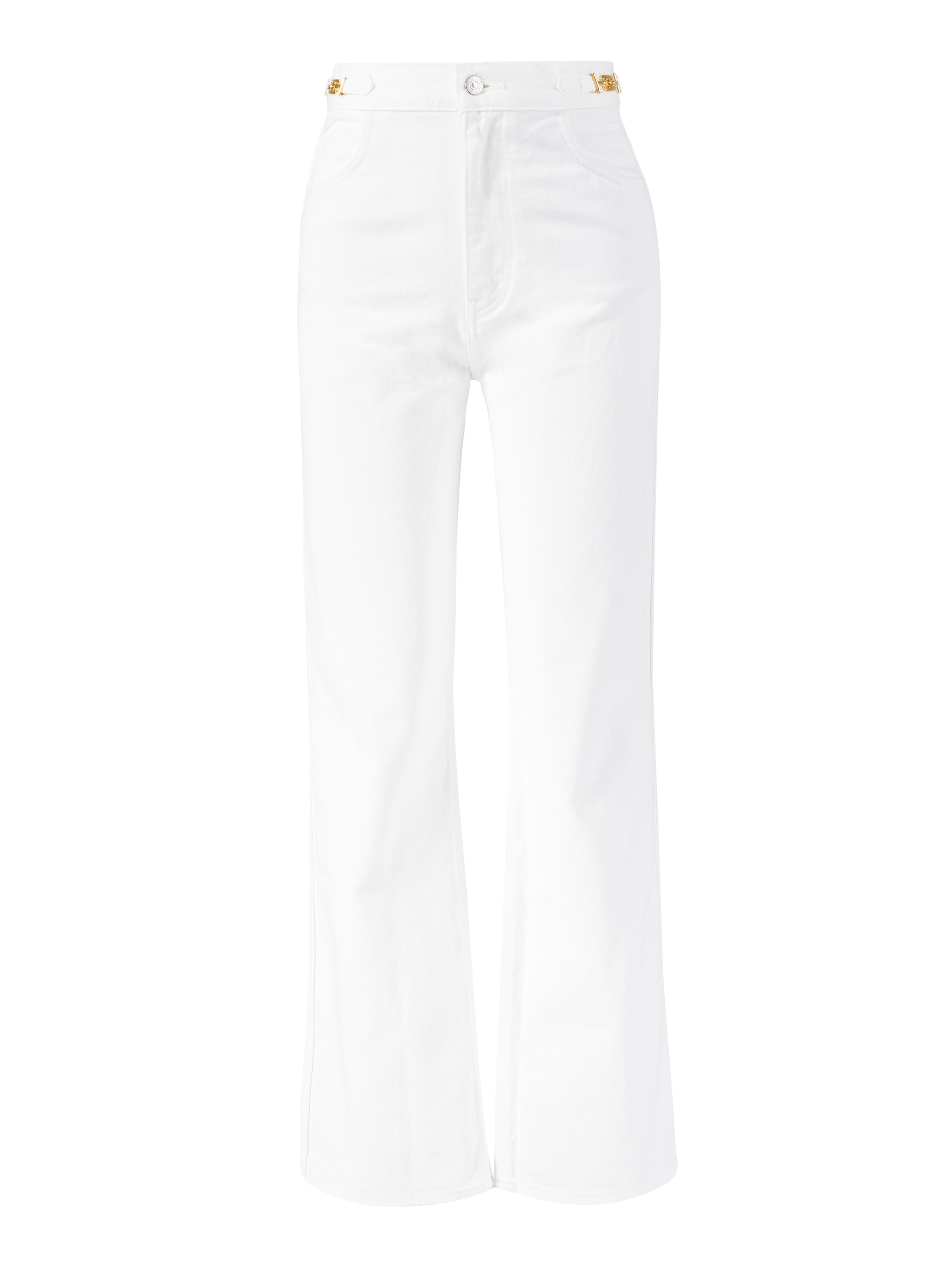 Wide-Leg Jeans 'Jane' Weiß
