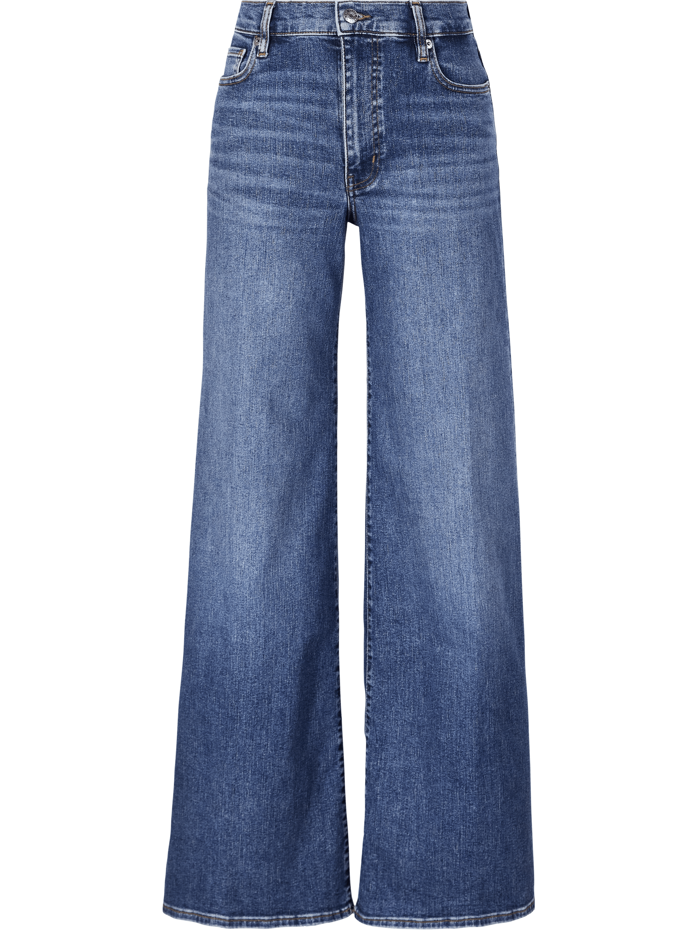 Frame 'The Palace' Wide-Leg Jeans, Medium Blue, Product view – UNGER.DE