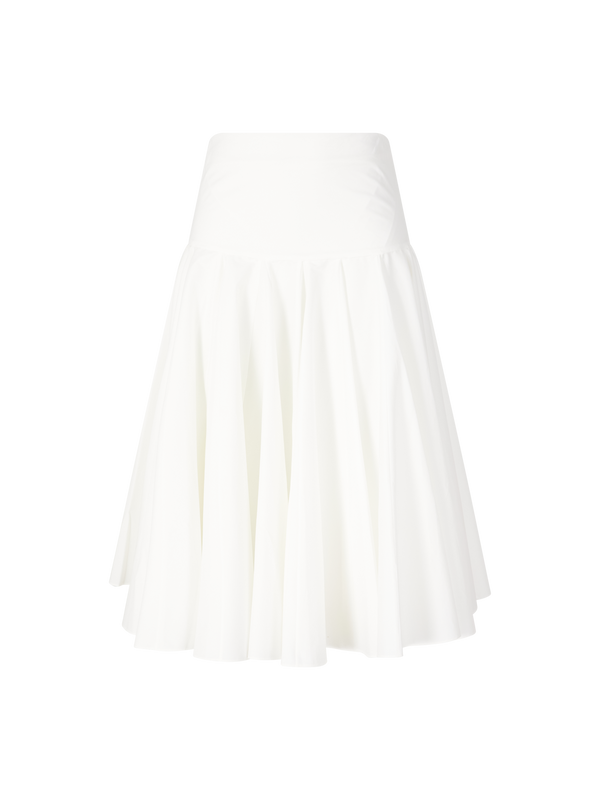 Drapierter Godetrock 'Le Jupon' Weiß