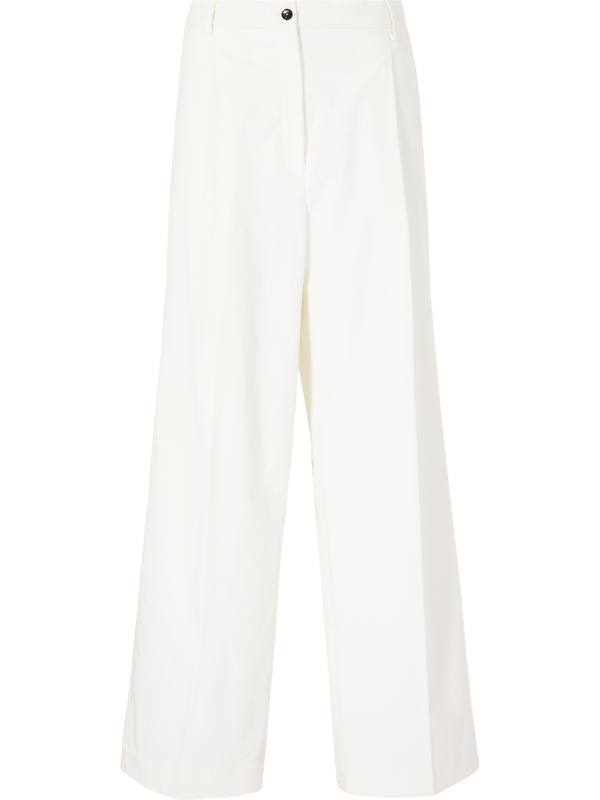 Cordhose Weiß