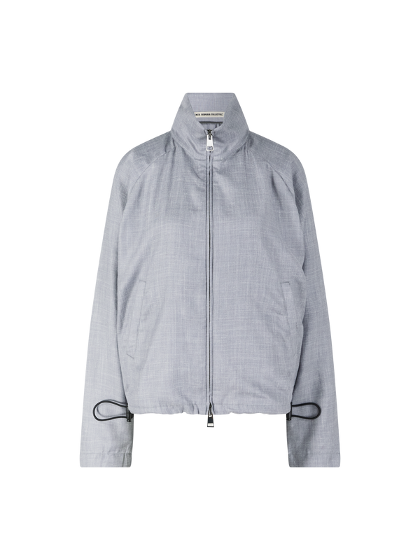 Jacke 'Brice' aus Oxford-Stoff Grau