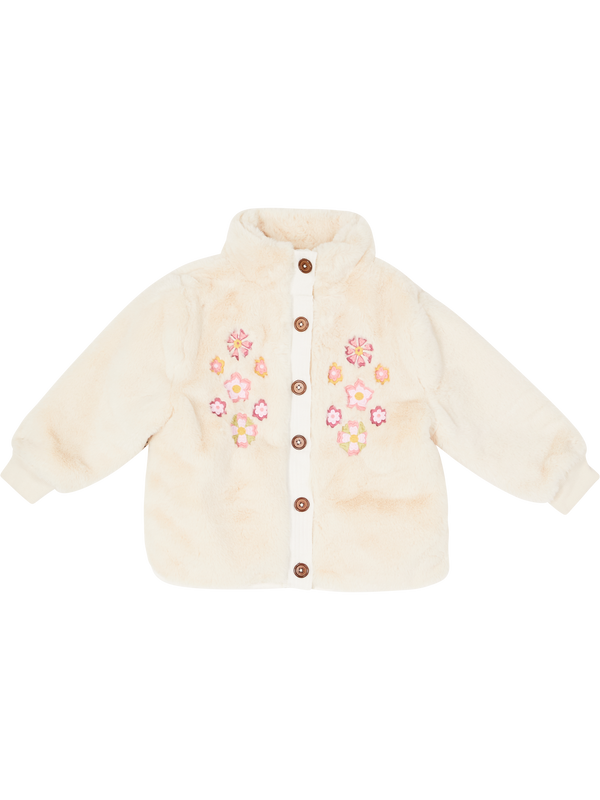 'Rosinna' Embroidered Jacket in Cream
