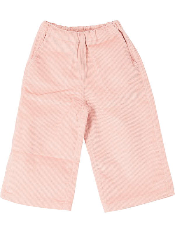 Cordhose mit geradem Bein Rosa