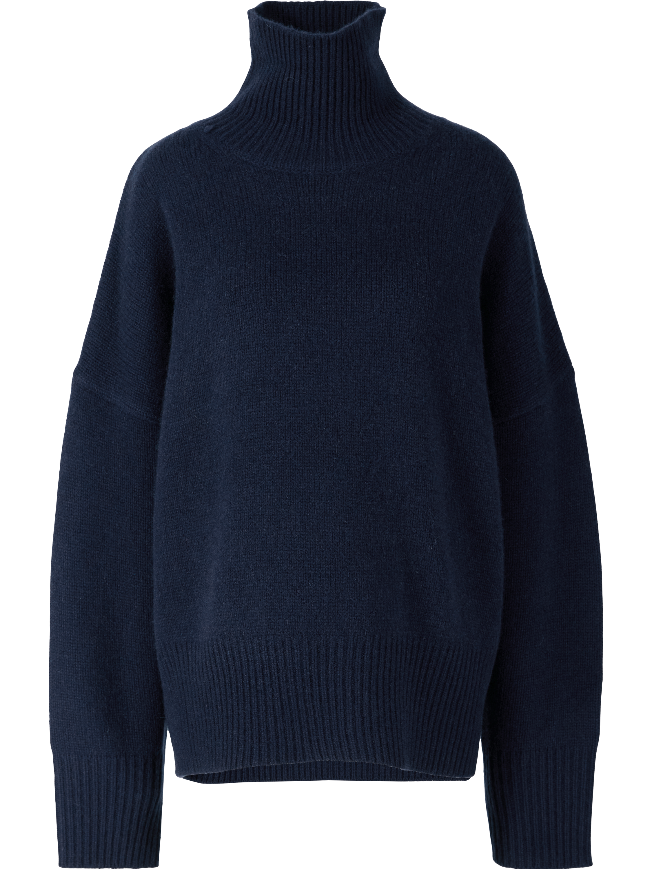 Oversized Cashmere-Pullover 'The Onesize Turtleneck' Midnight