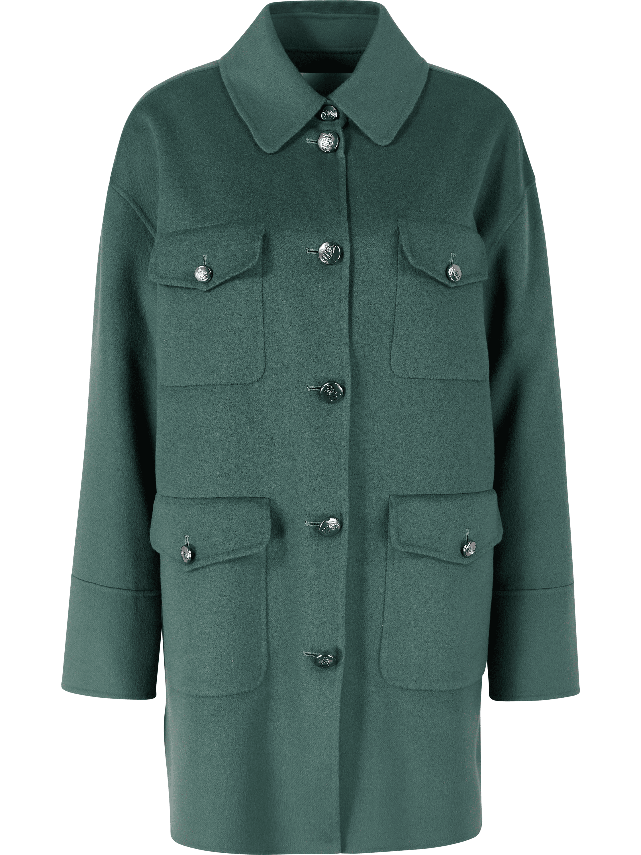 Iris von Arnim Doubleface Hemdjacke 'Jasmin' Fern, Product view – UNGER.DE