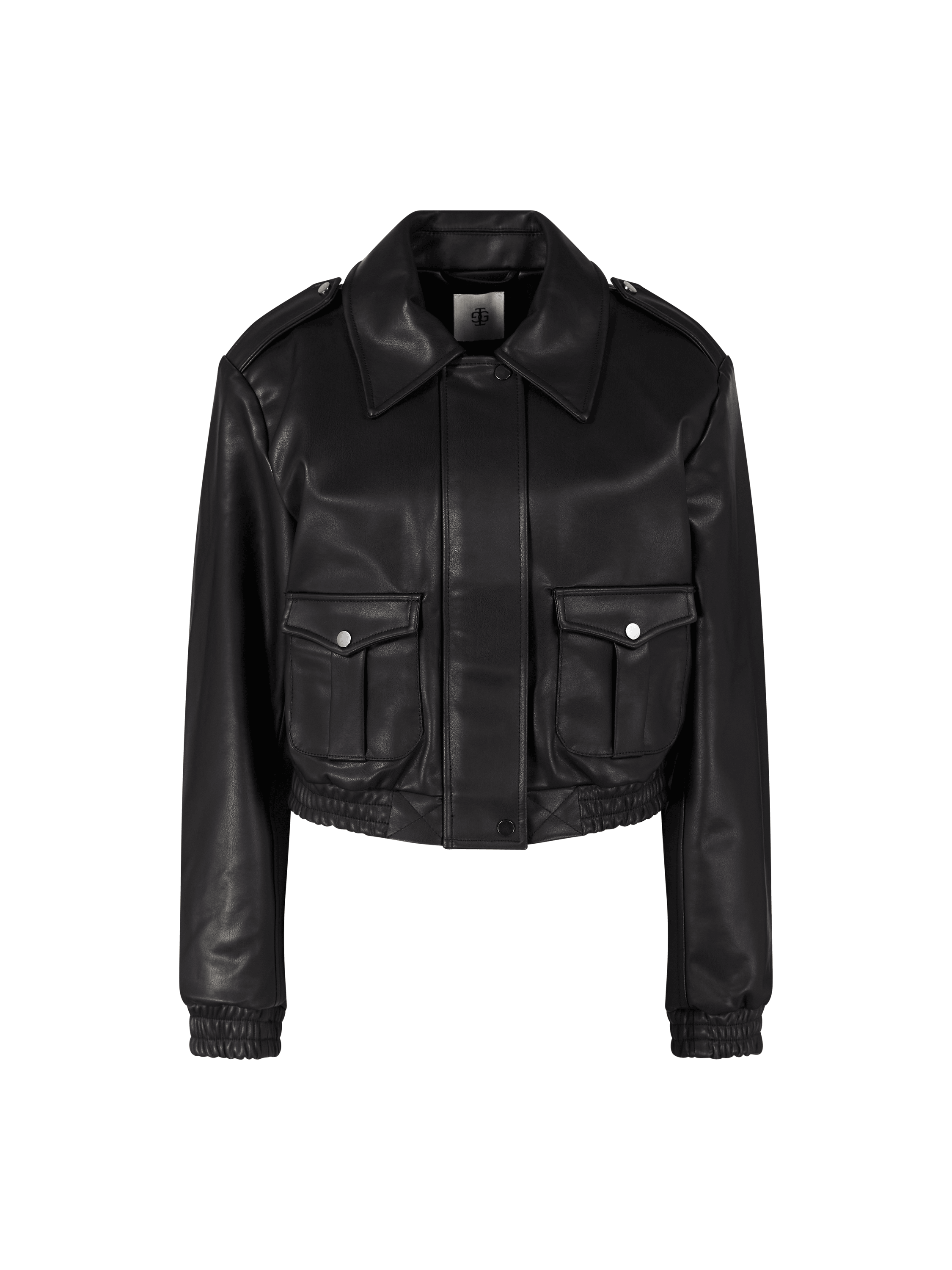 Bomberjacke 'Brooklyn Panel' Schwarz