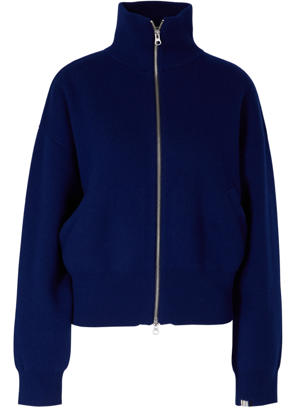 Cashmere-Strickjacke 'n°385 xtra cute' Midnight