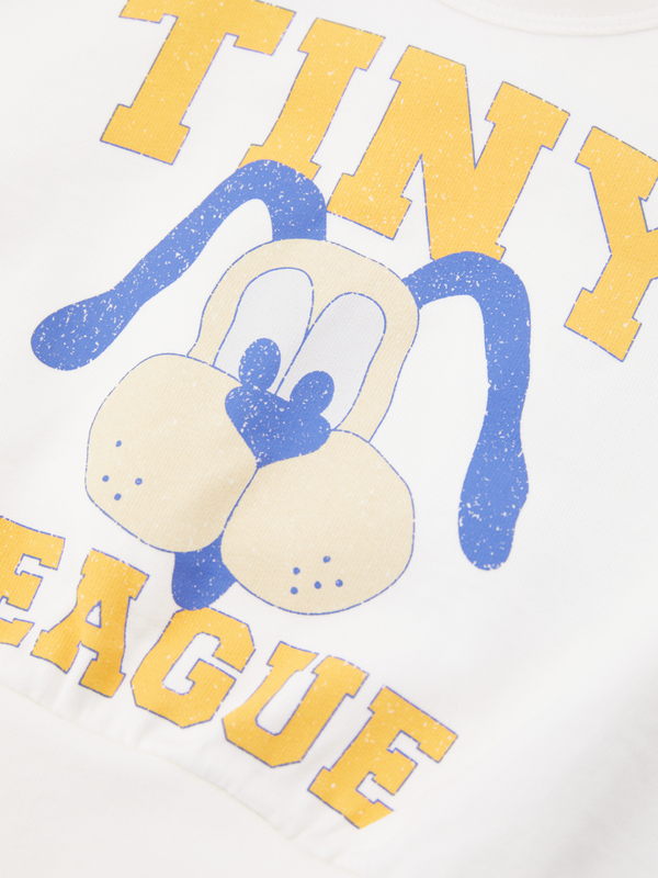 Sweatshirt 'Tiny League' with print white