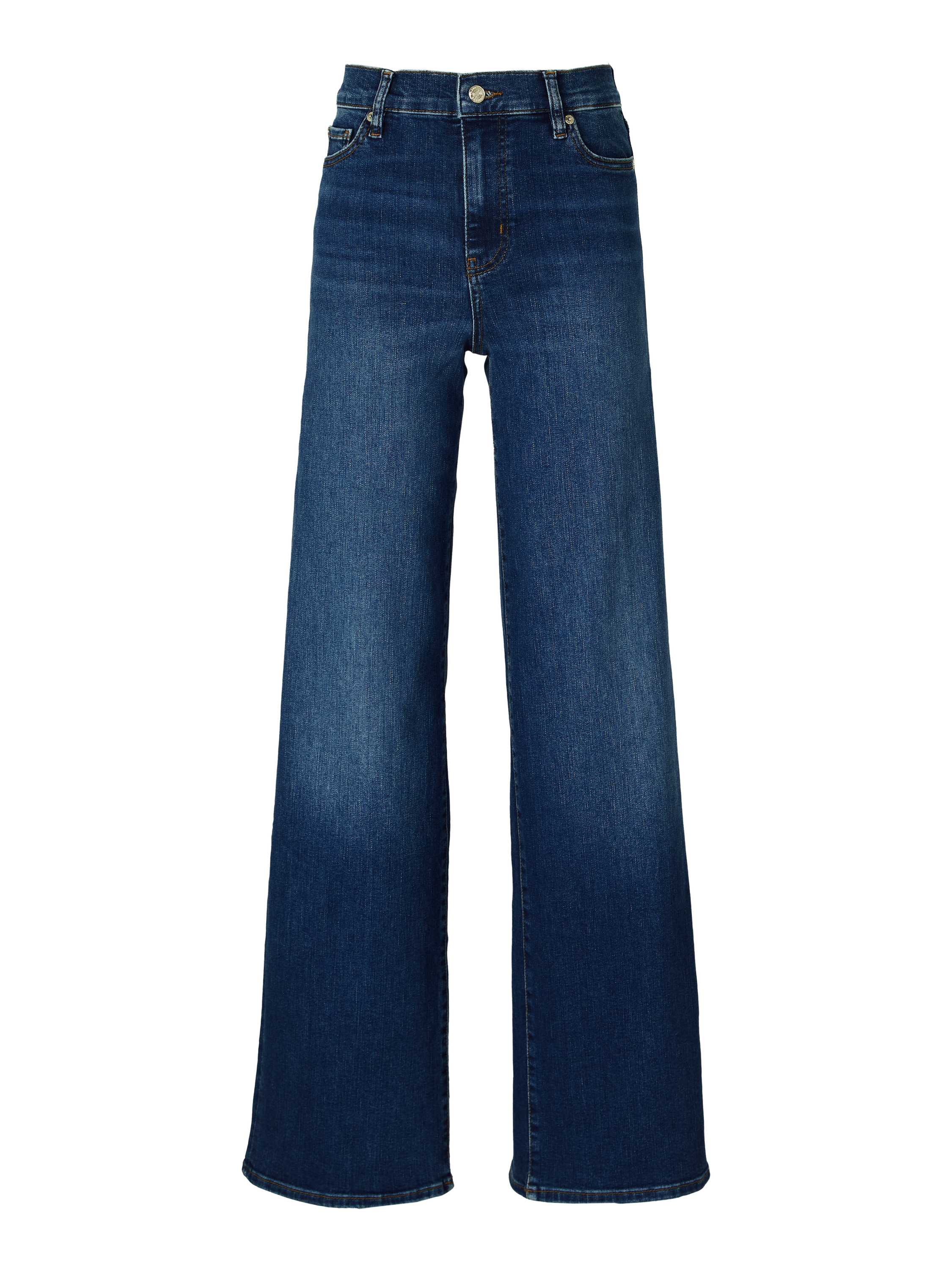 Wide-leg jeans 'Le Slim Palazzo' mid blue