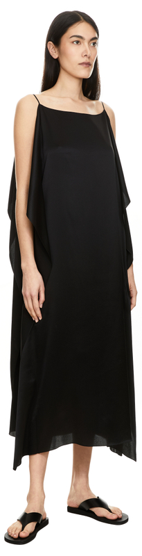 Seidenkleid 'Kylo' Schwarz