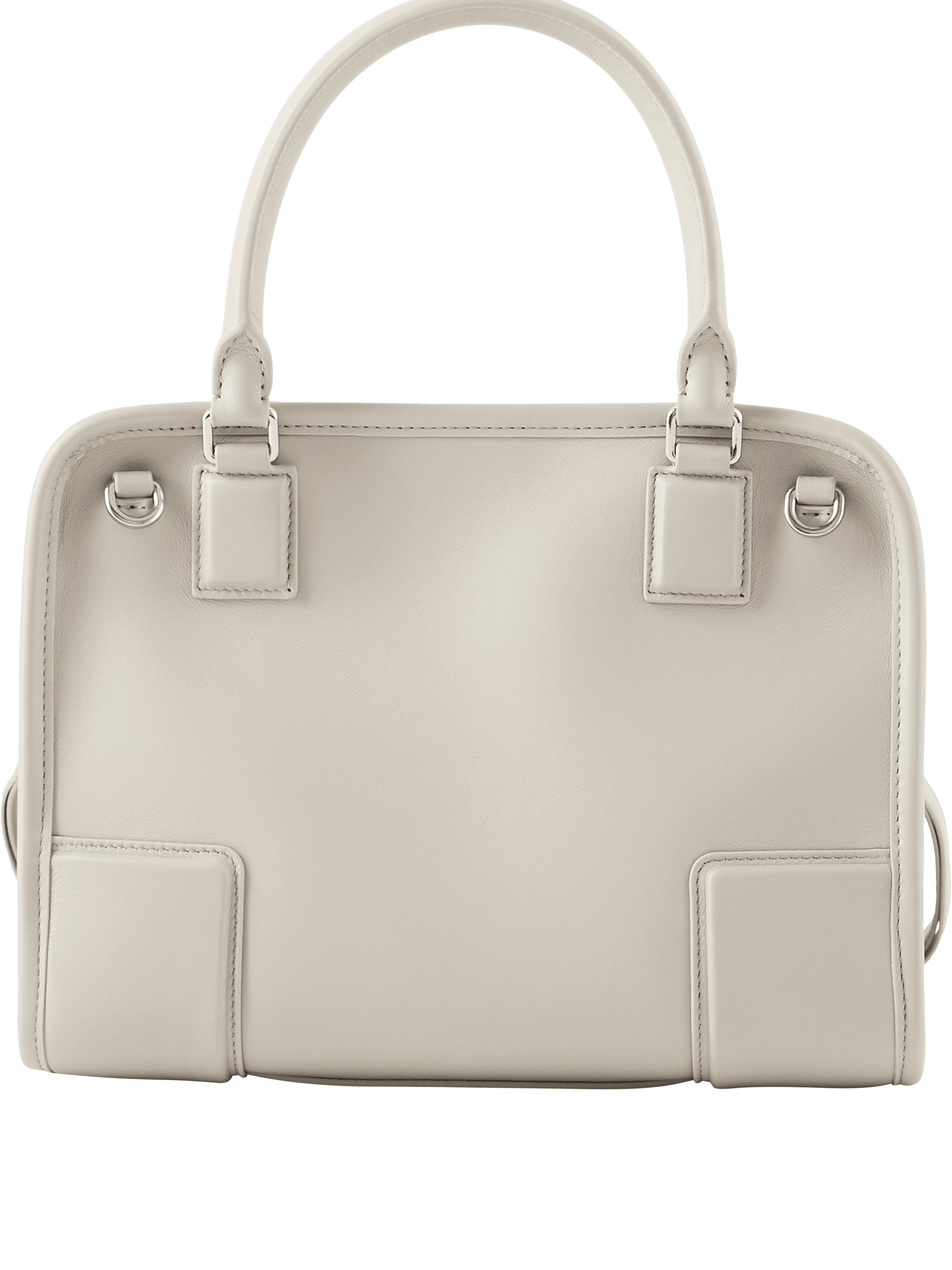 LOEWE 'Amazona 180 Small' handbag in Shell Grey, Back view – UNGER.DE