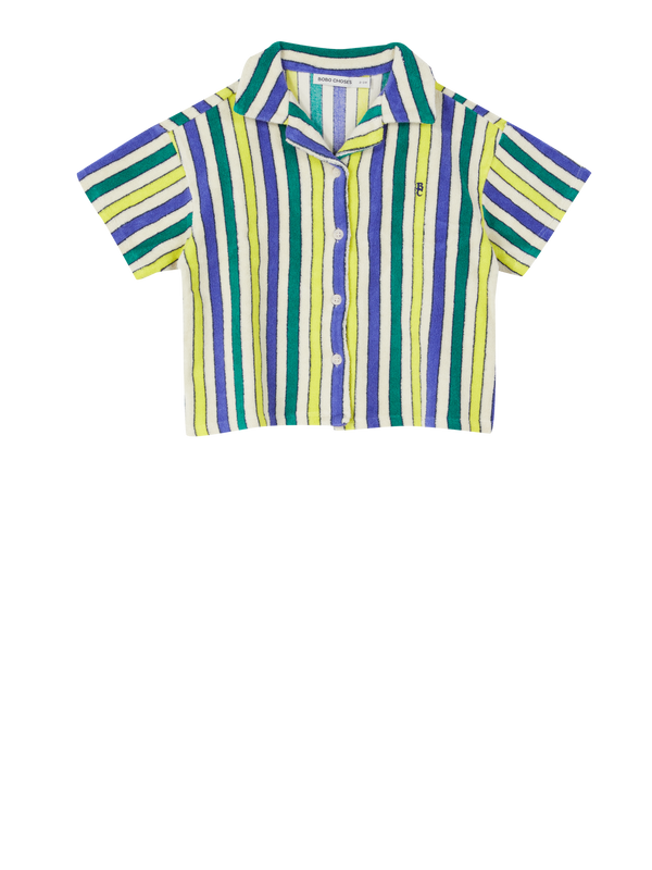 Gestreiftes Frottee-Hemd Multi