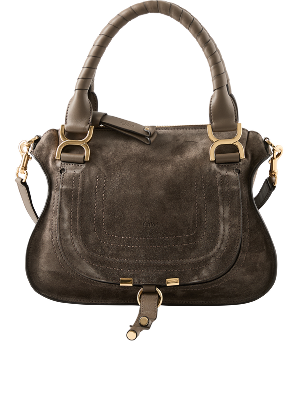 Handtasche 'Marcie Double Carry Small' Nickel Grey