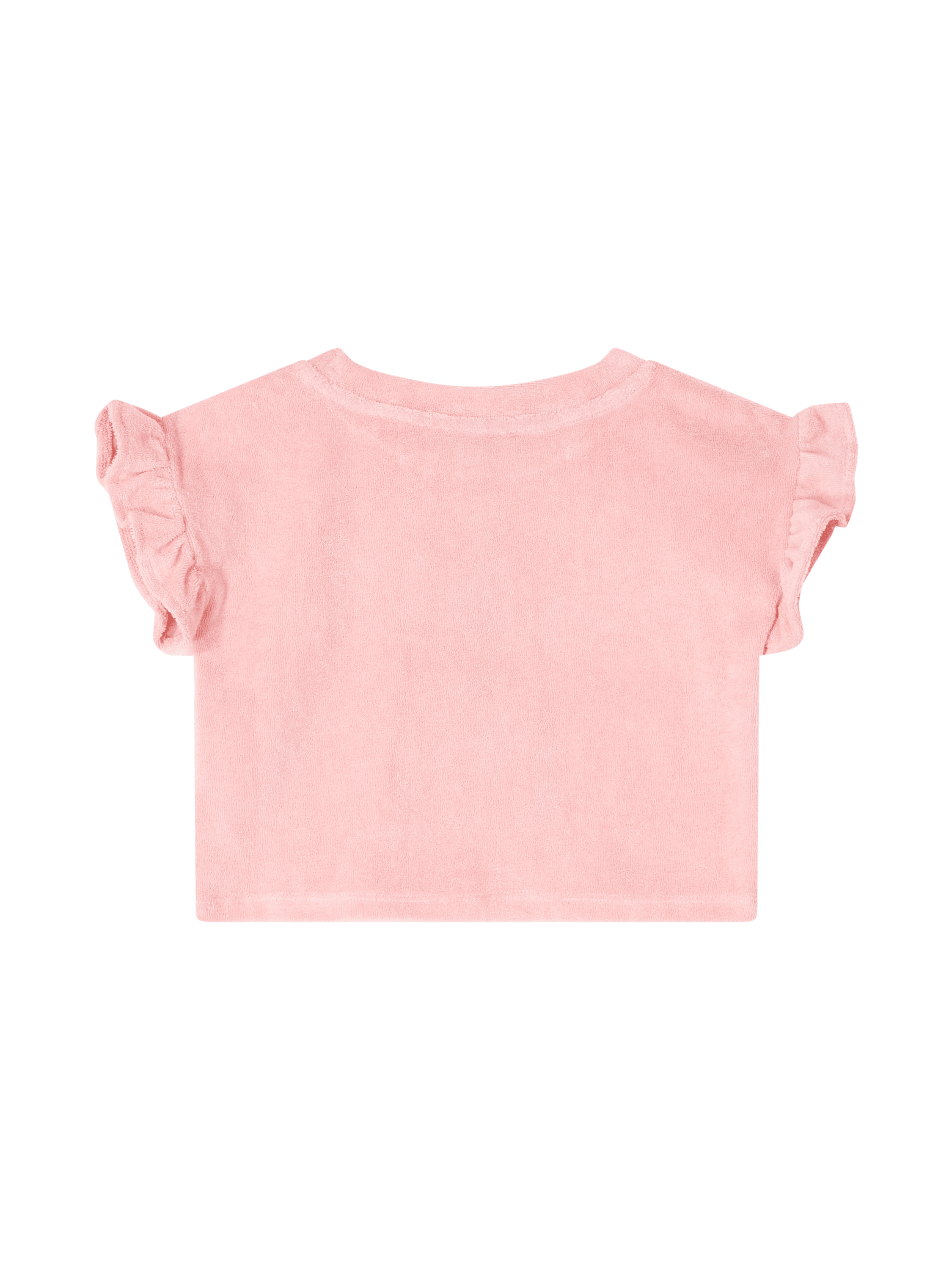 Emile et Ida T-Shirt aus Frottee Rosé, Rückansicht – UNGER.DE