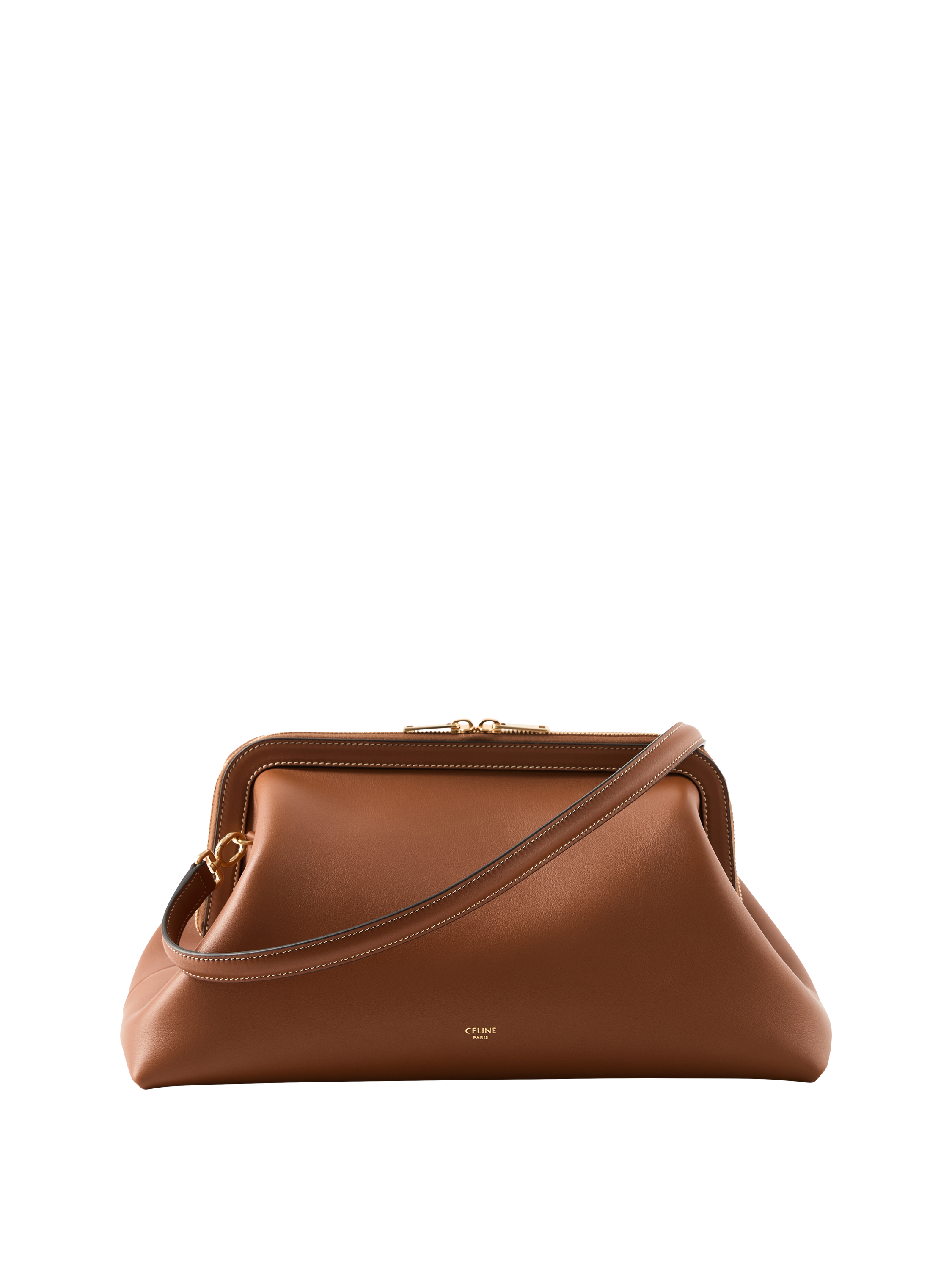 Pouch 'Doctor' aus Kalbsleder Tan