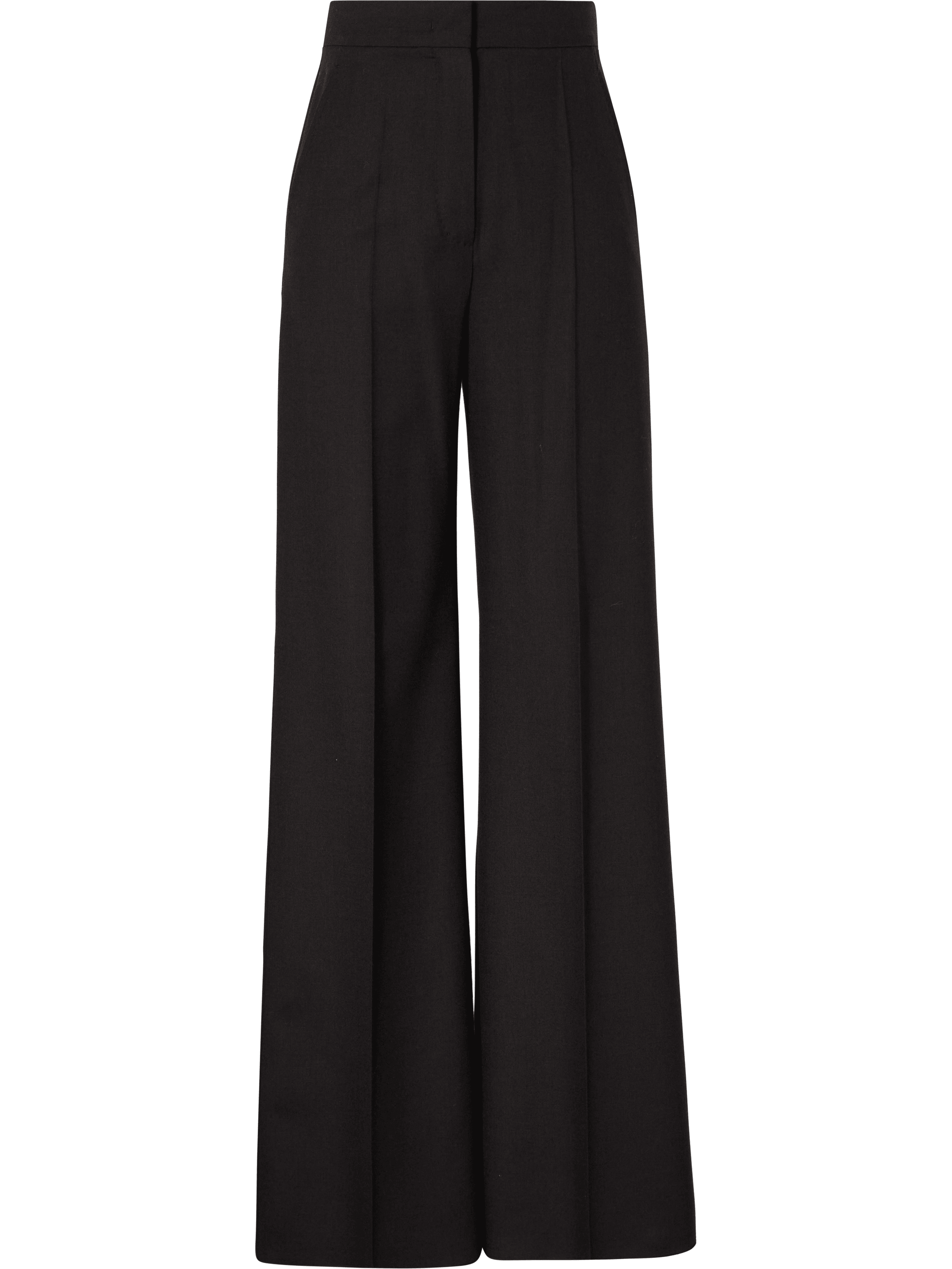 Max Mara Weite Wollhose 'Extra' Dunkelbraun, Produktansicht – UNGER.DE