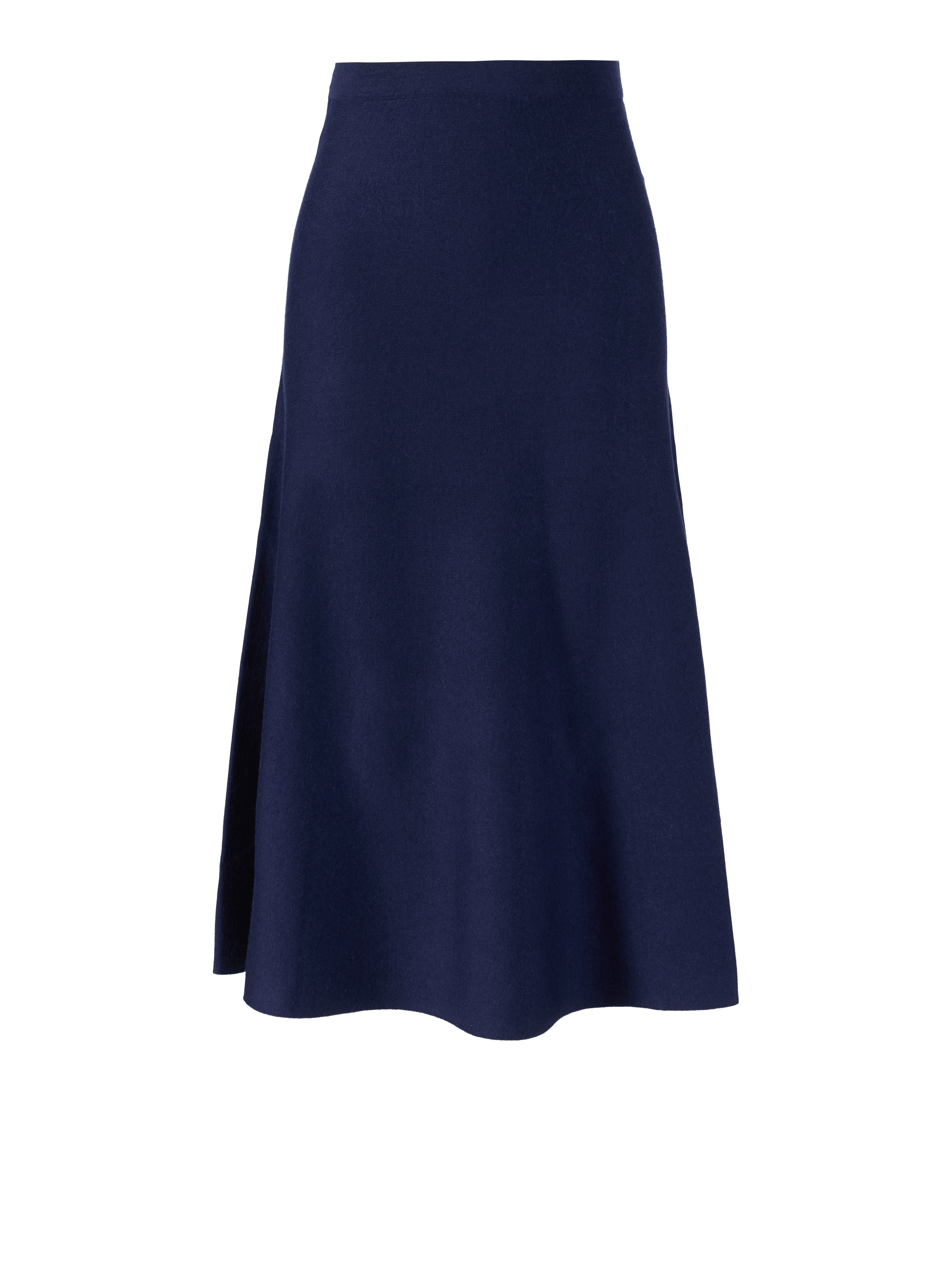 Wool cashmere skirt 'Freddie' navy blue