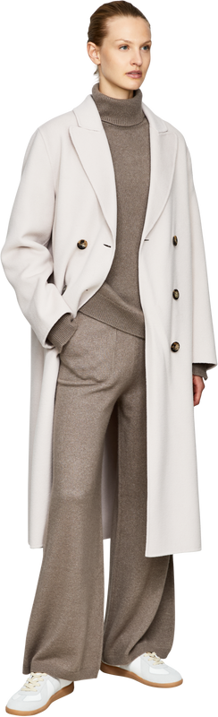 Oversize Cashmere-Seidenpullover 'Renton' Taupe