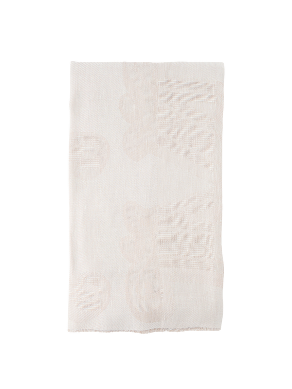 Stola aus Leinen Beige