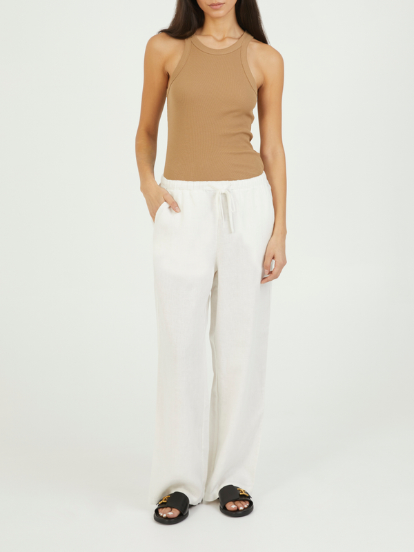 Leinenhose 'Emmie' Crème