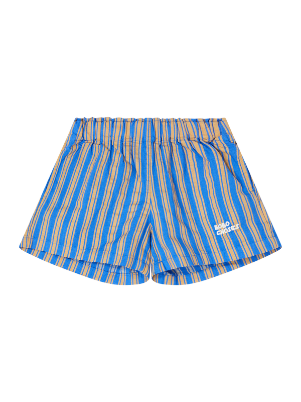 Gestreifte Bermuda Shorts 'New Hairline' Blau