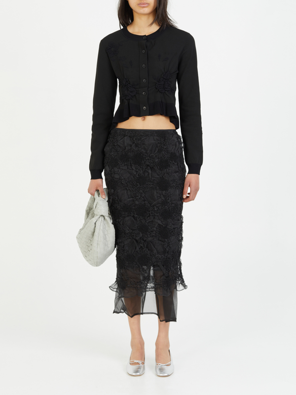 Strickjacke 'Vira' Schwarz