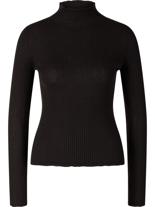 Ribbed cashmere jumper 'Leanor' chocolate