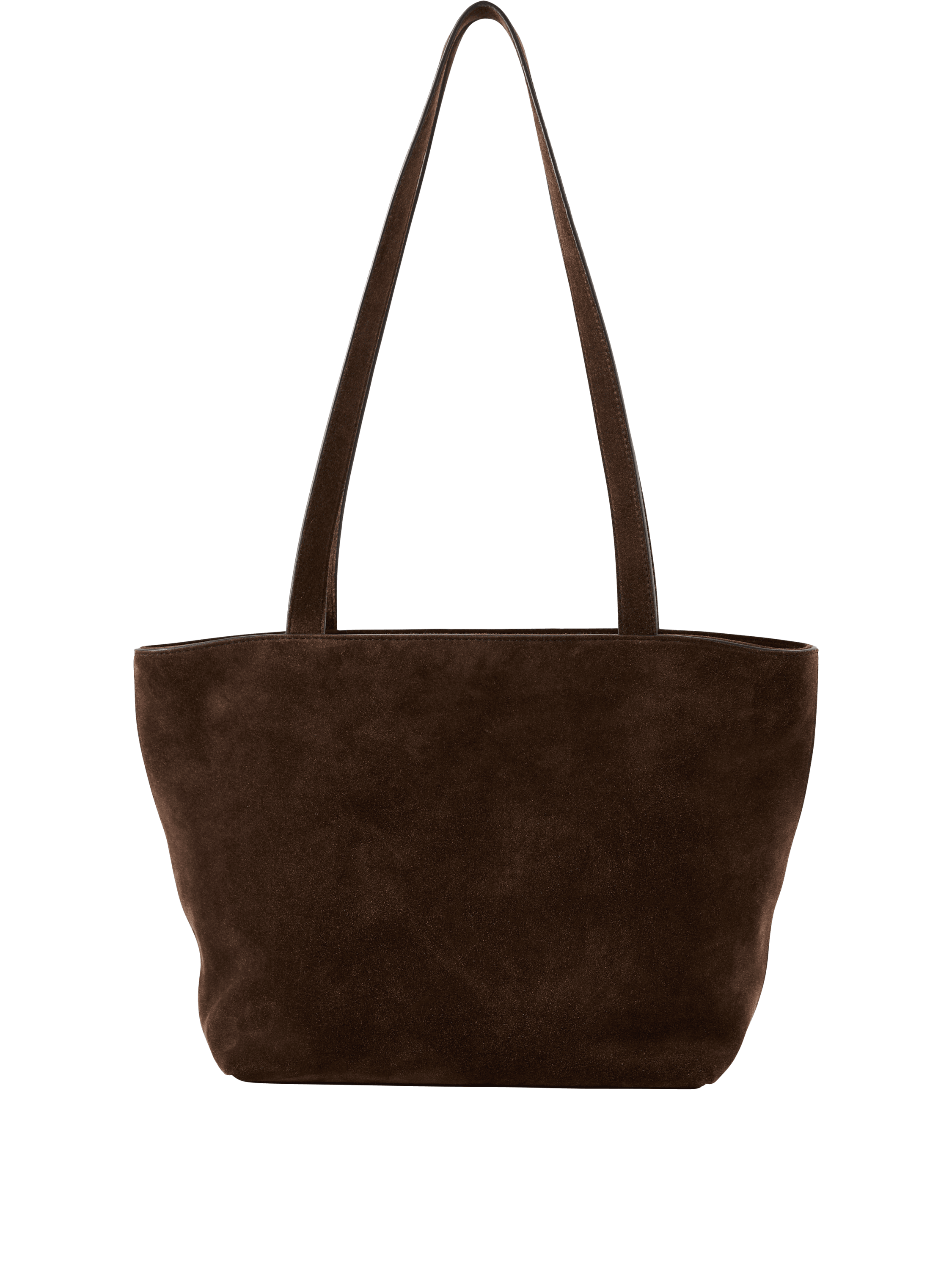 The Row 'Parker' Shoulder Bag – Dark Brown, Back view – UNGER.DE