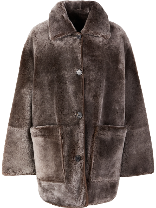 Wendbare Jacke 'Nicola' Braun