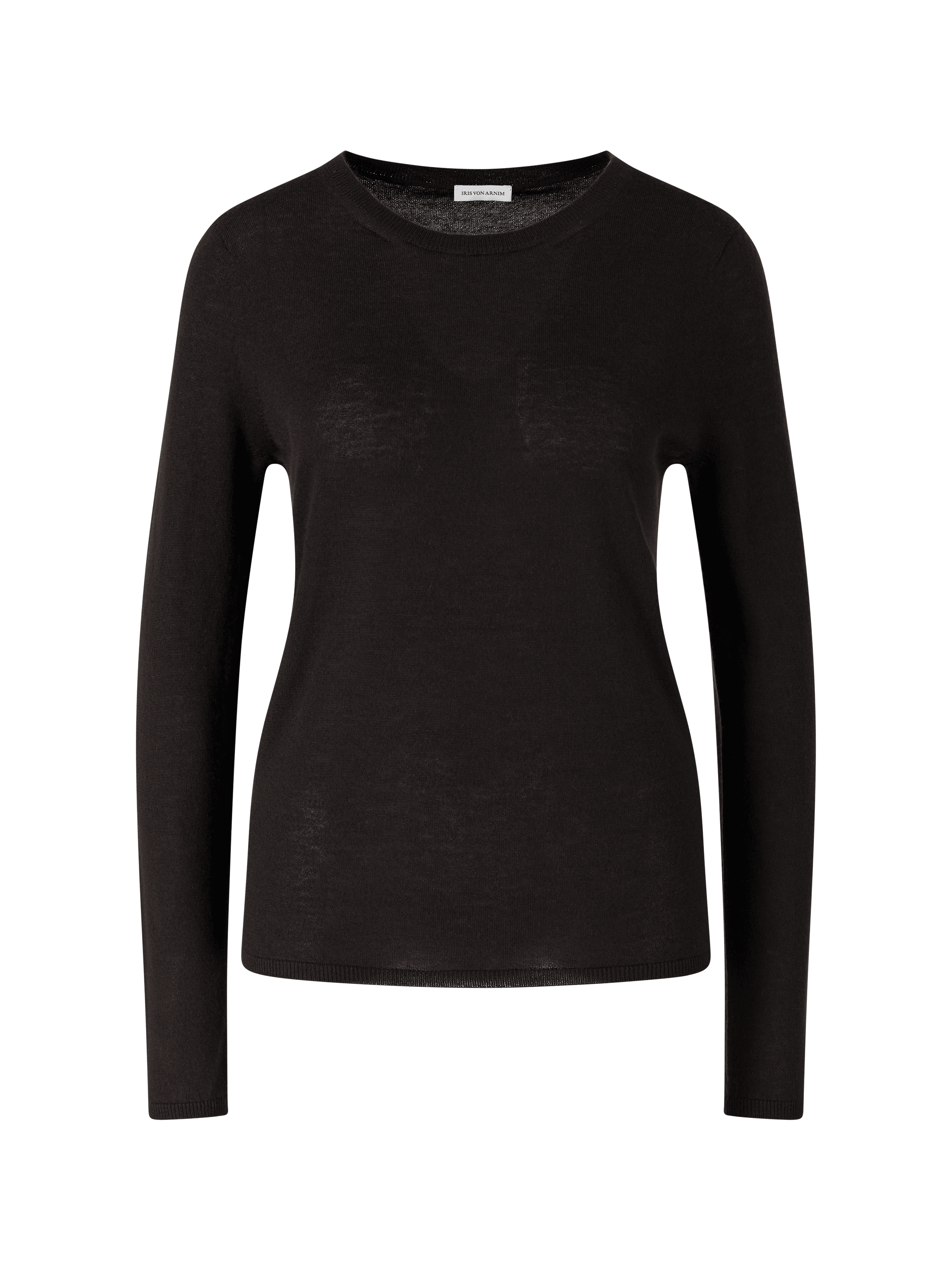 Iris von Arnim Superfeiner Cashmere-Pullover ‘Laureen’ Schokolade, Produktansicht – UNGER.DE