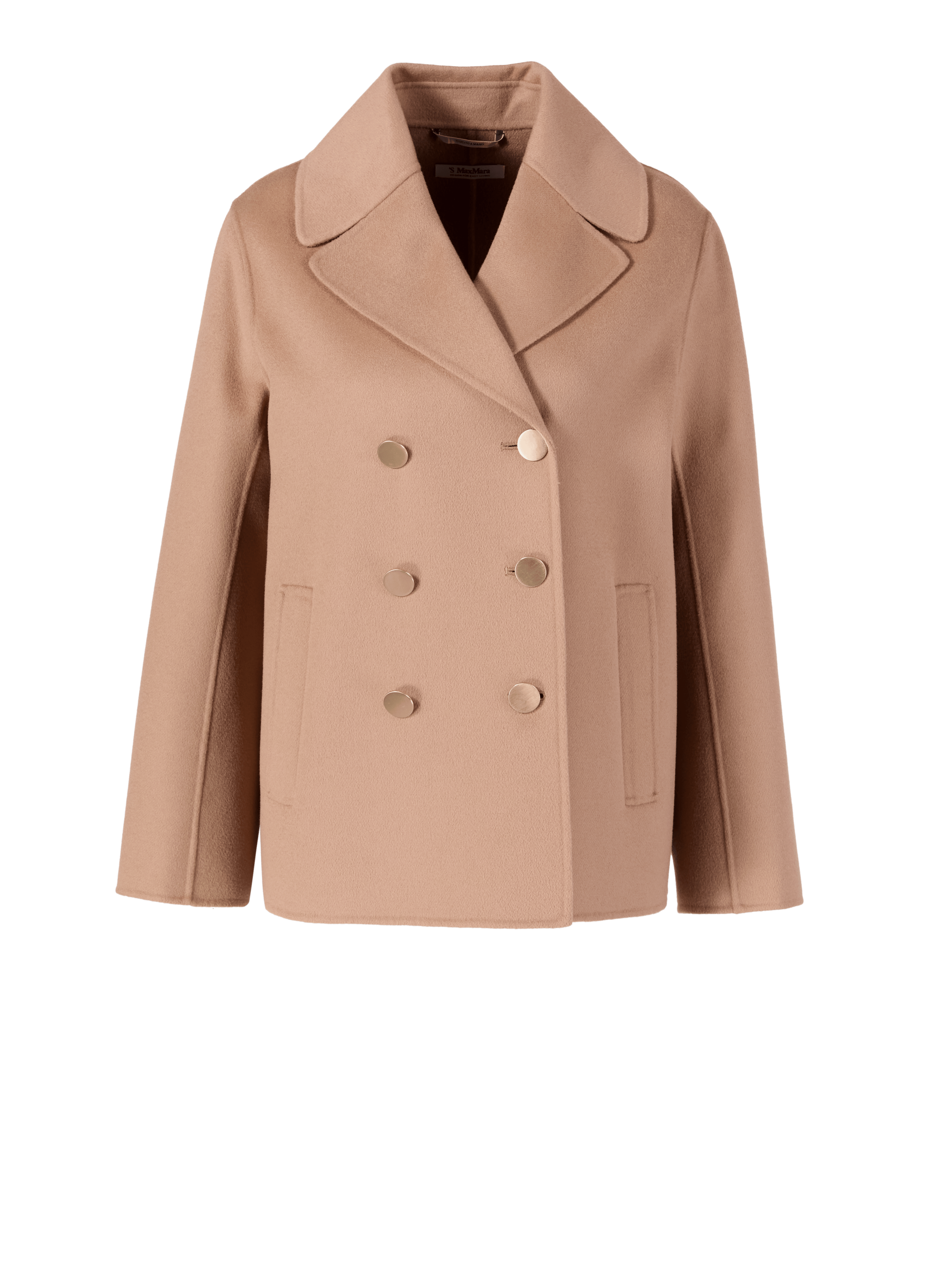 Kurzer Wollmantel 'MARGOT' Beige