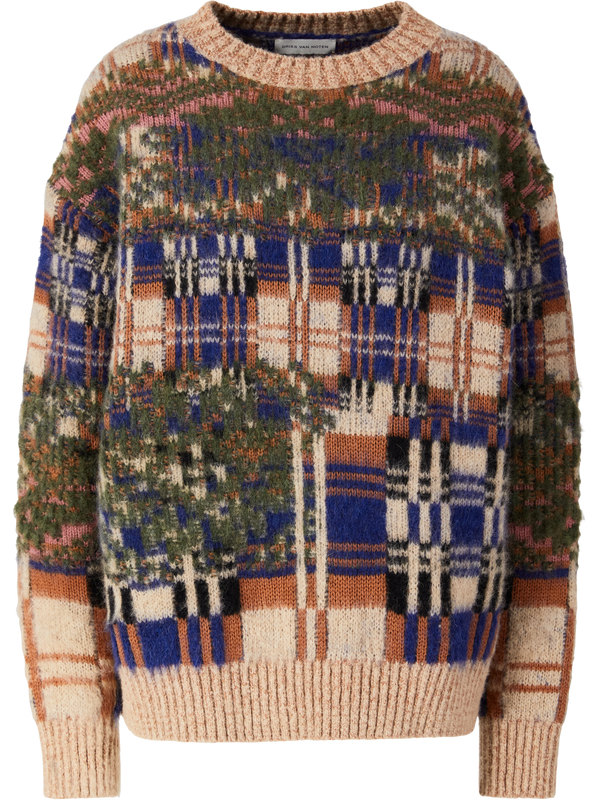 Oversized Woll-Alpaka-Pullover 'Teps' Crème