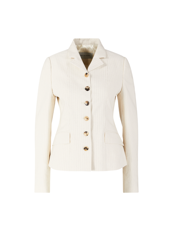 Blazer 'Belia' mit Nadelstreifen Ecru