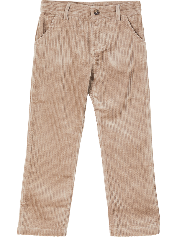Beige corduroy trousers