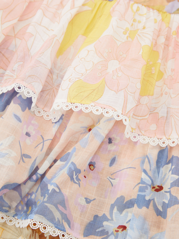 Kleid 'Pop Tiered Halter' Multi